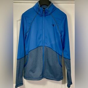 The North Face Women’s Full Zip Jacket Light Blue & Steel Blue Size L